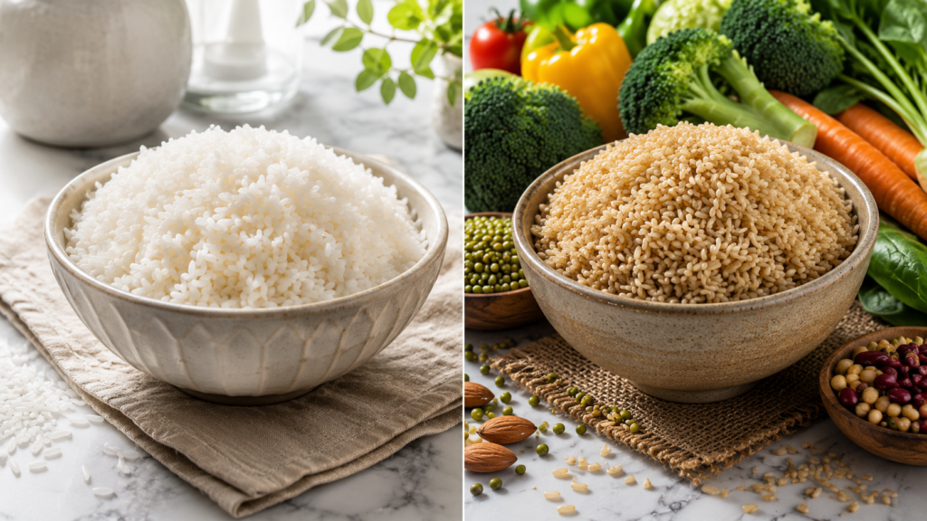 White Rice vs Whole Grain Rice
